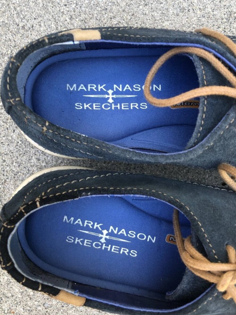 SKECHERS x MARK NASON Bartime Oxford Shoes Men's 9 Leather Suede Lace Up - Picture 5 of 8